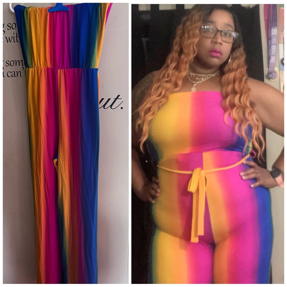 Multi Colored jump suit